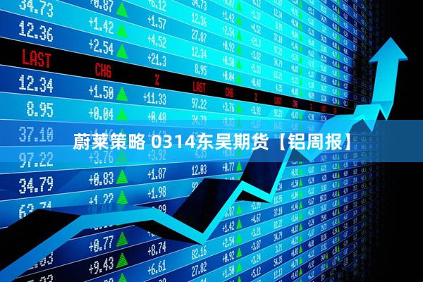 蔚莱策略 0314东吴期货【铝周报】