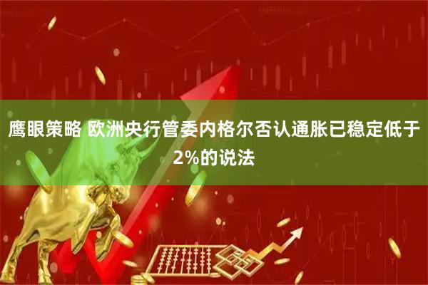 鹰眼策略 欧洲央行管委内格尔否认通胀已稳定低于2%的说法